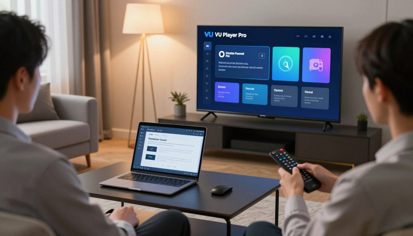 How to install vu player on smart tv